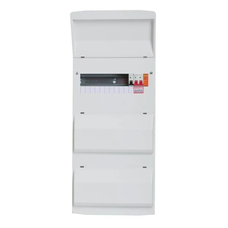 FuseBox 100A MS 44 WAY T2 Consumer Unit with  Surge Protection  (3 BANK)