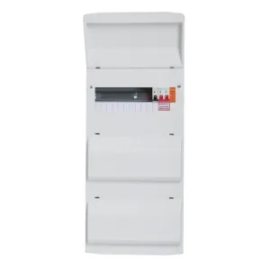 FuseBox 100A MS 44 WAY T2 Consumer Unit with  Surge Protection  (3 BANK)