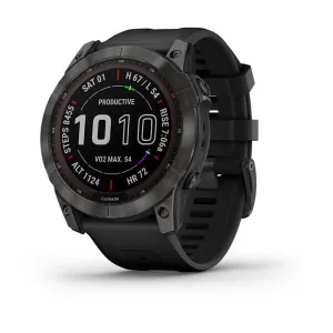 Garmin Fenix 7X Solar - Sapphire, Black & Carbon Gray