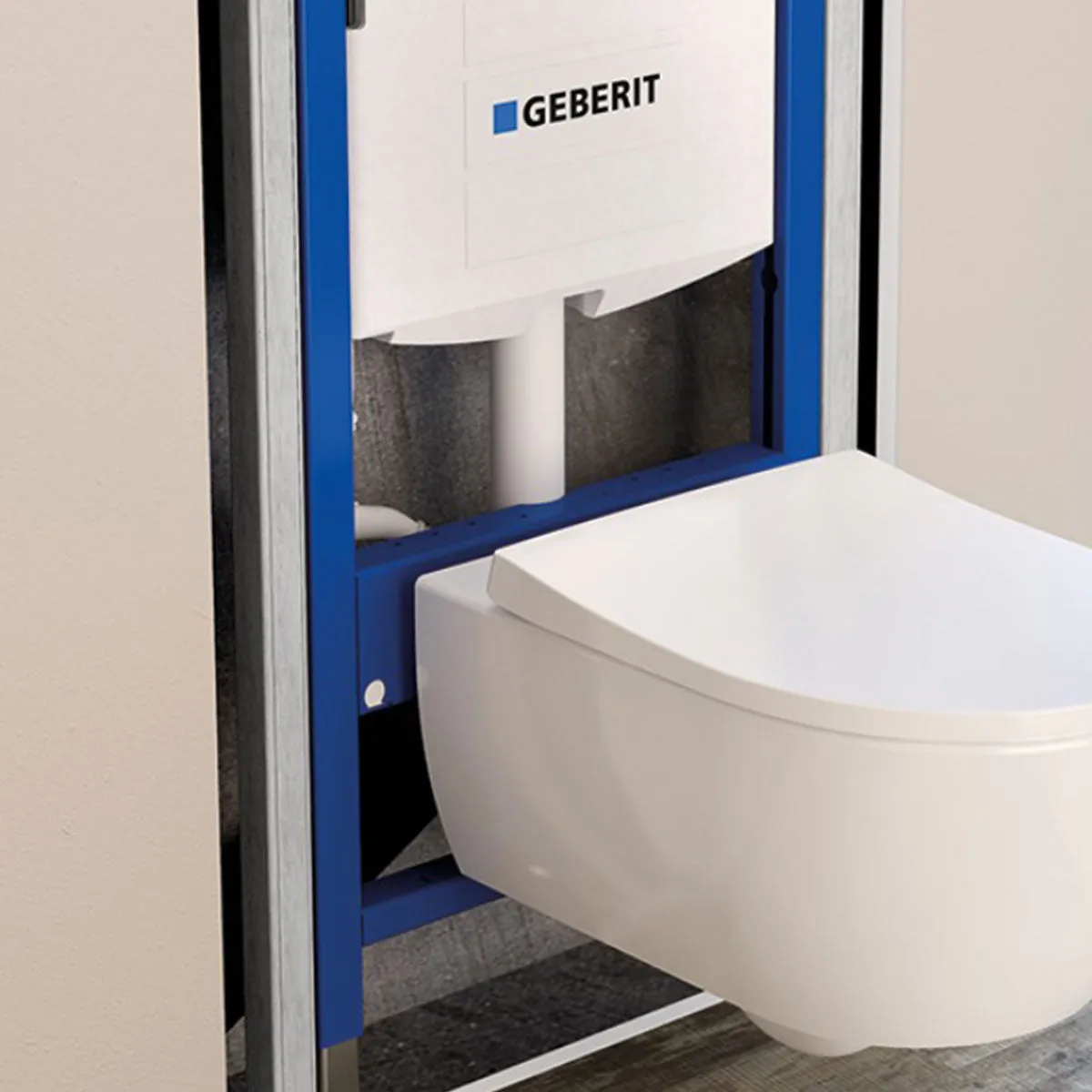 Geberit Sigma Duofix Toilet Frame For Wall Hung WC with 12cm Concealed Cistern