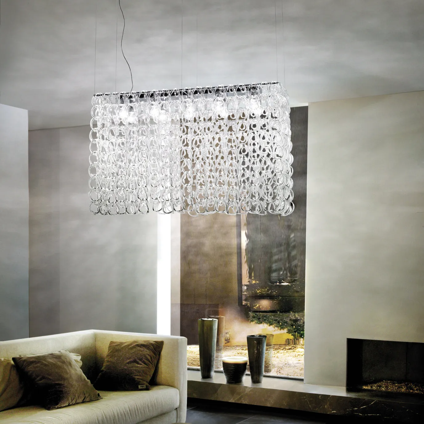 Giogali Rectangle Linear Suspension Light