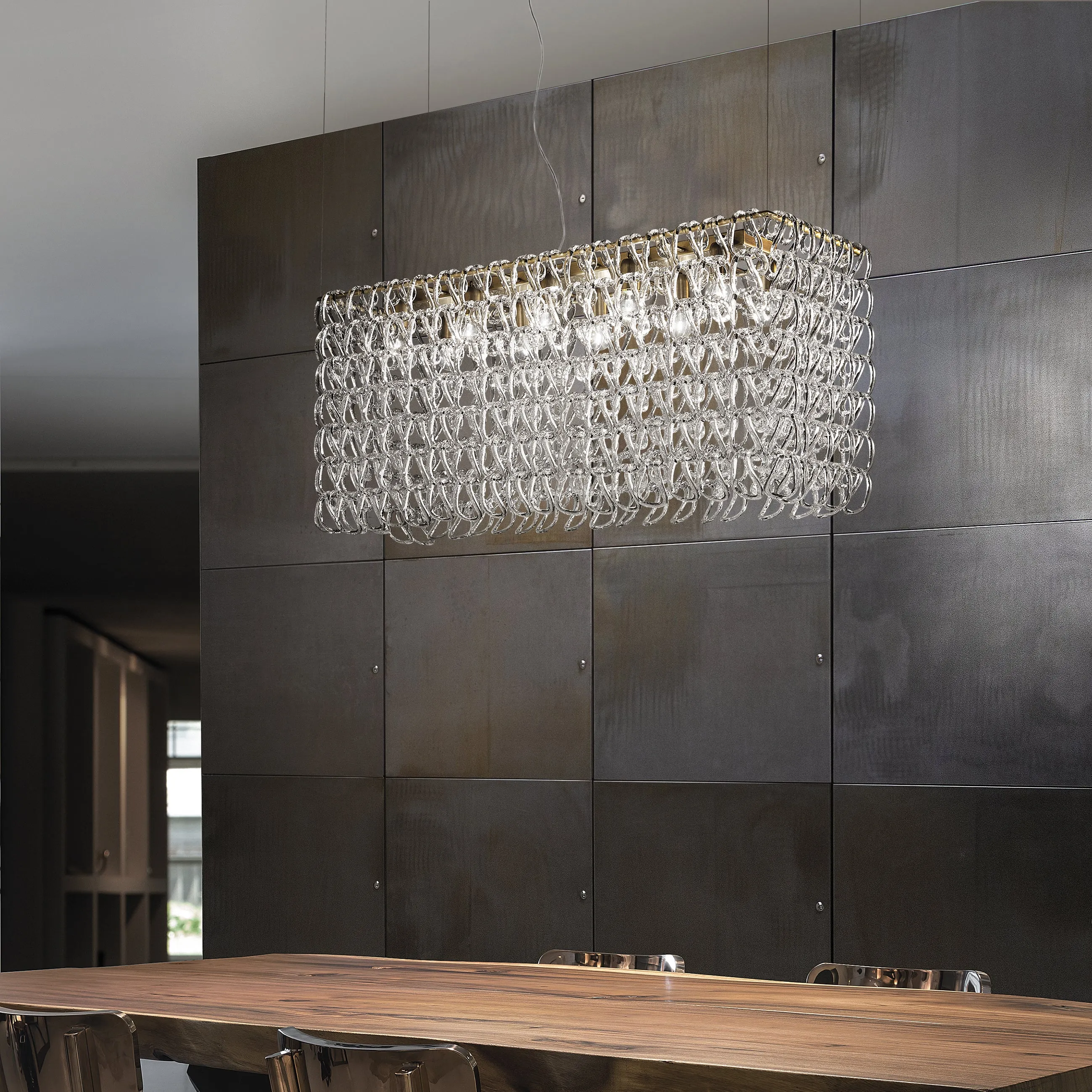 Giogali Rectangle Linear Suspension Light