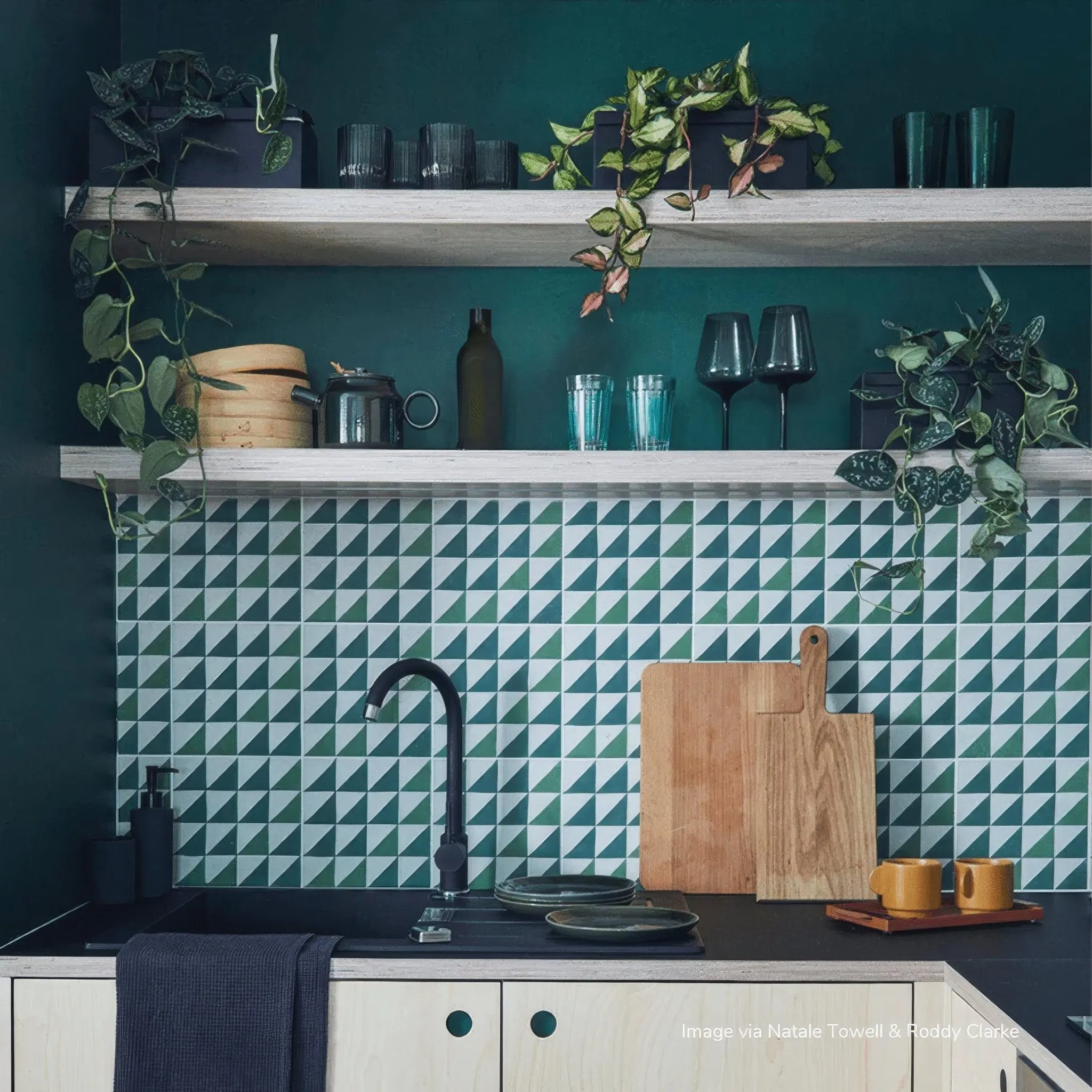 Green Majadas Tile