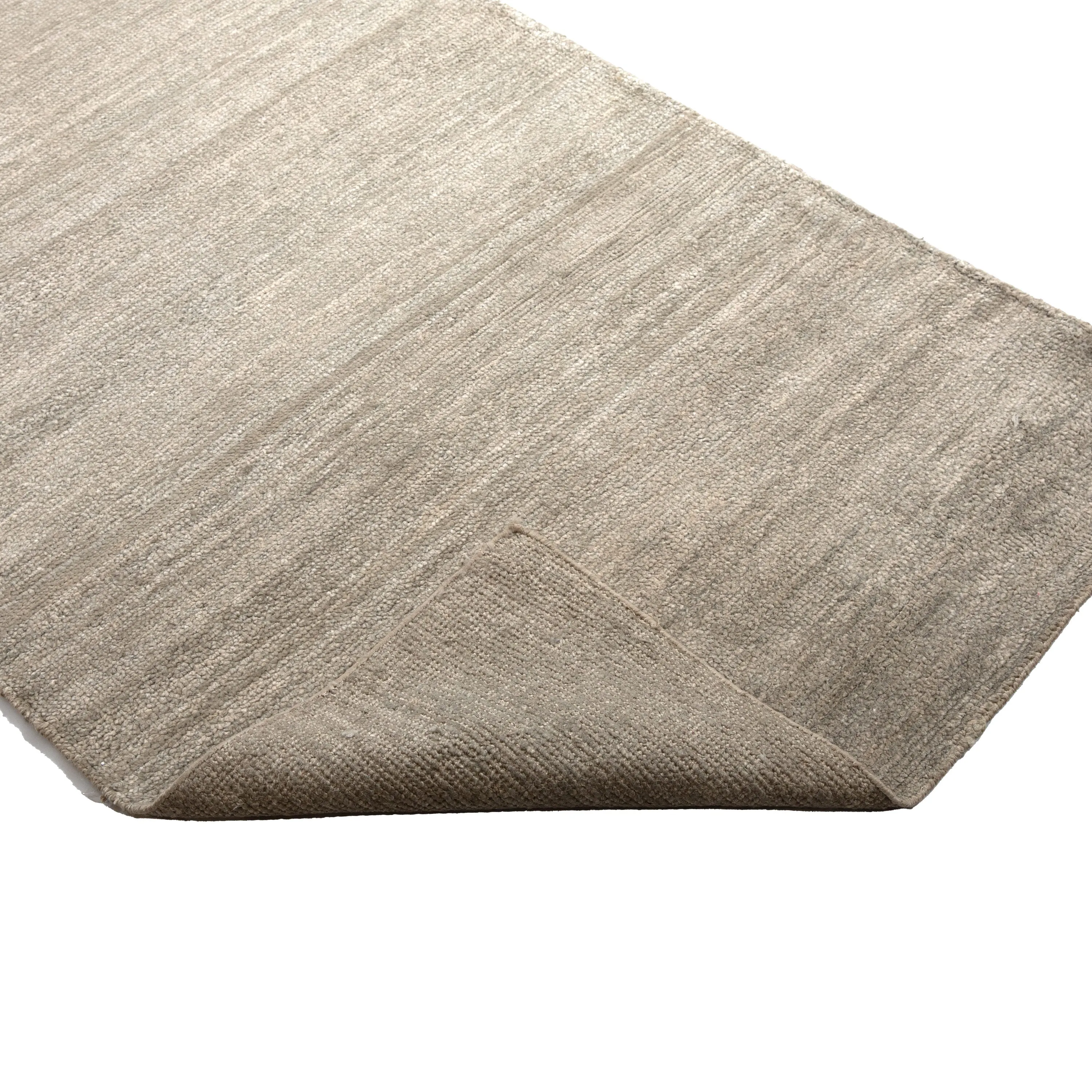 Grey Solid Art Silk Runner - 3'3" x 17'6"