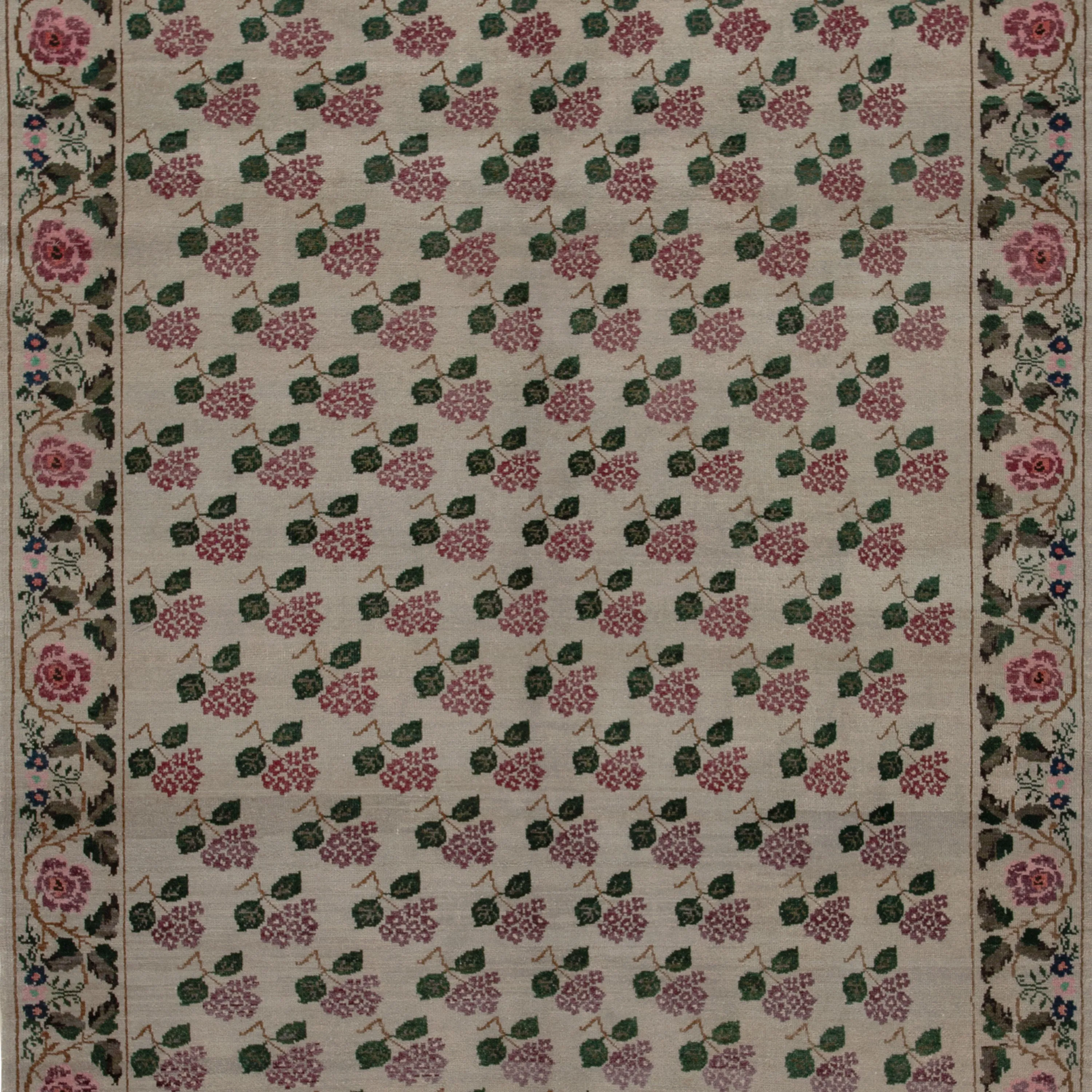 Grey Turkish Wool Rug - 6'5" x 11'2"