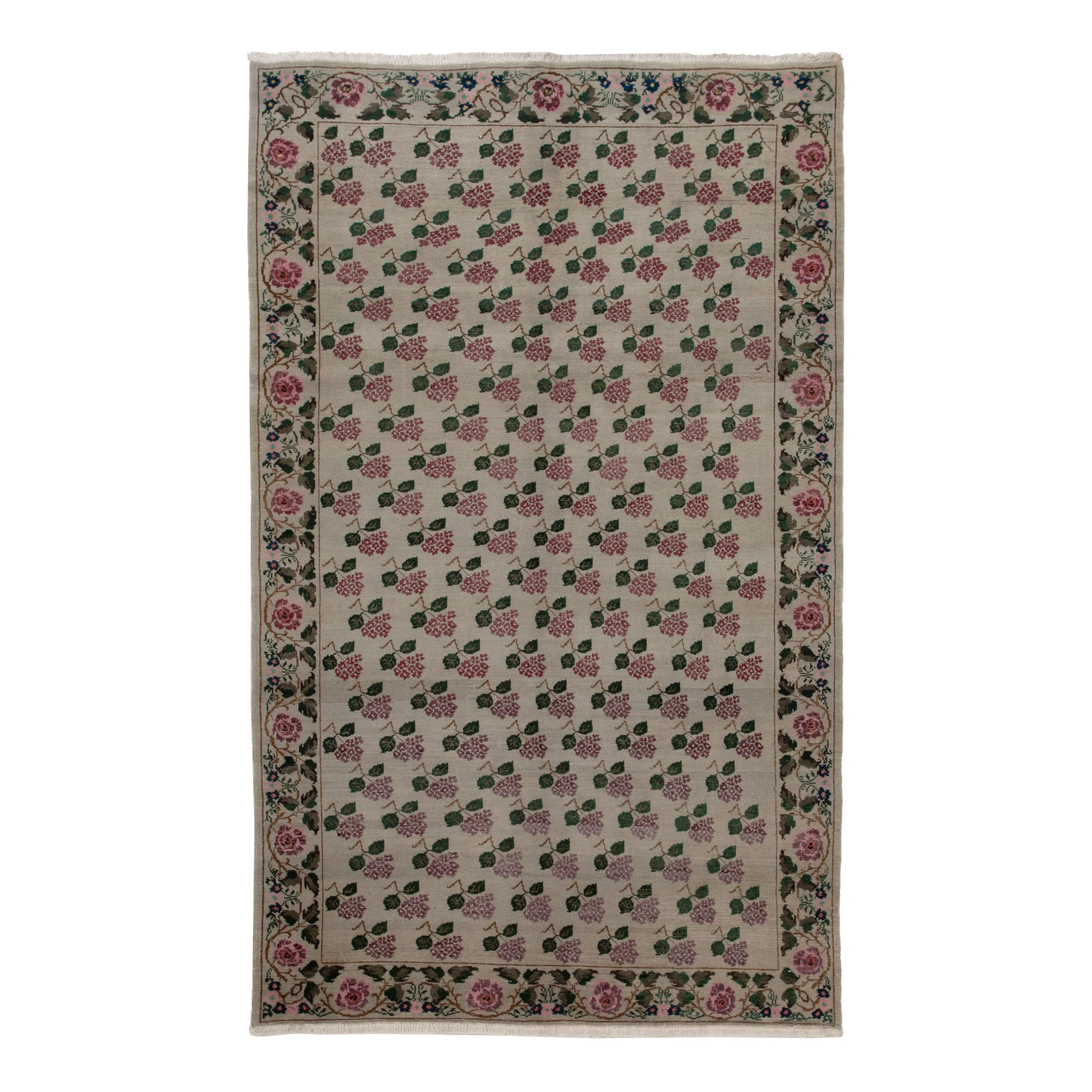 Grey Turkish Wool Rug - 6'5" x 11'2"