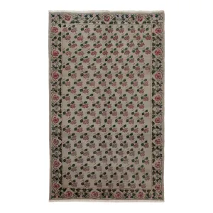 Grey Turkish Wool Rug - 6'5" x 11'2"