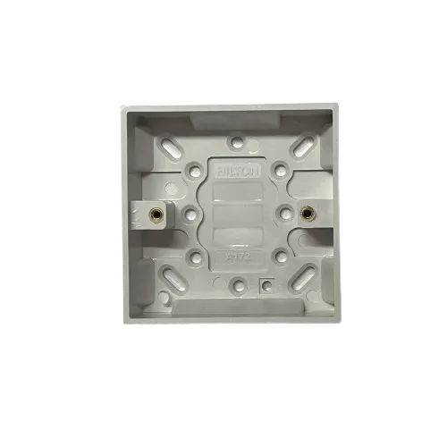 Hilton SQP125 25mm 1 Gang Pattress Box White