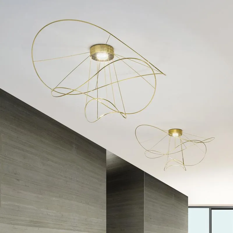 Hoops Semi Flush Mount