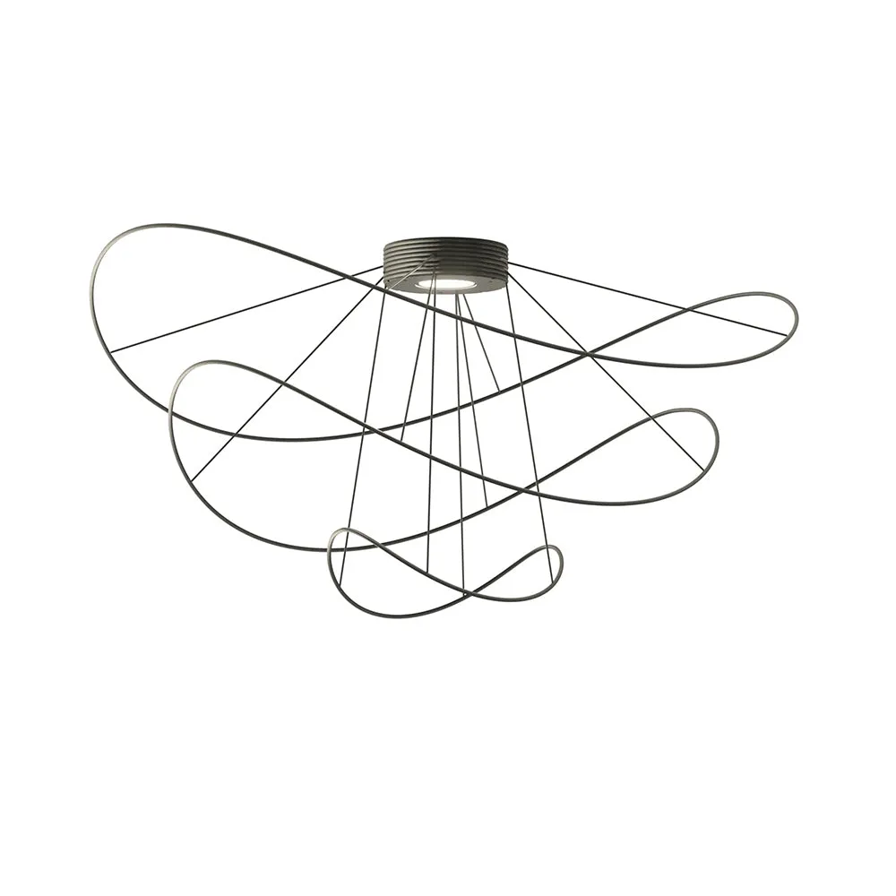 Hoops Semi Flush Mount