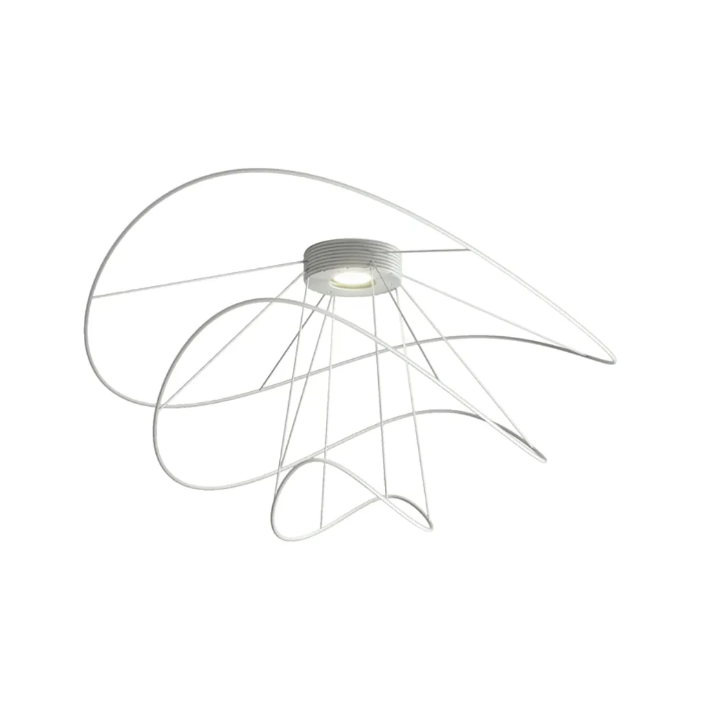 Hoops Semi Flush Mount