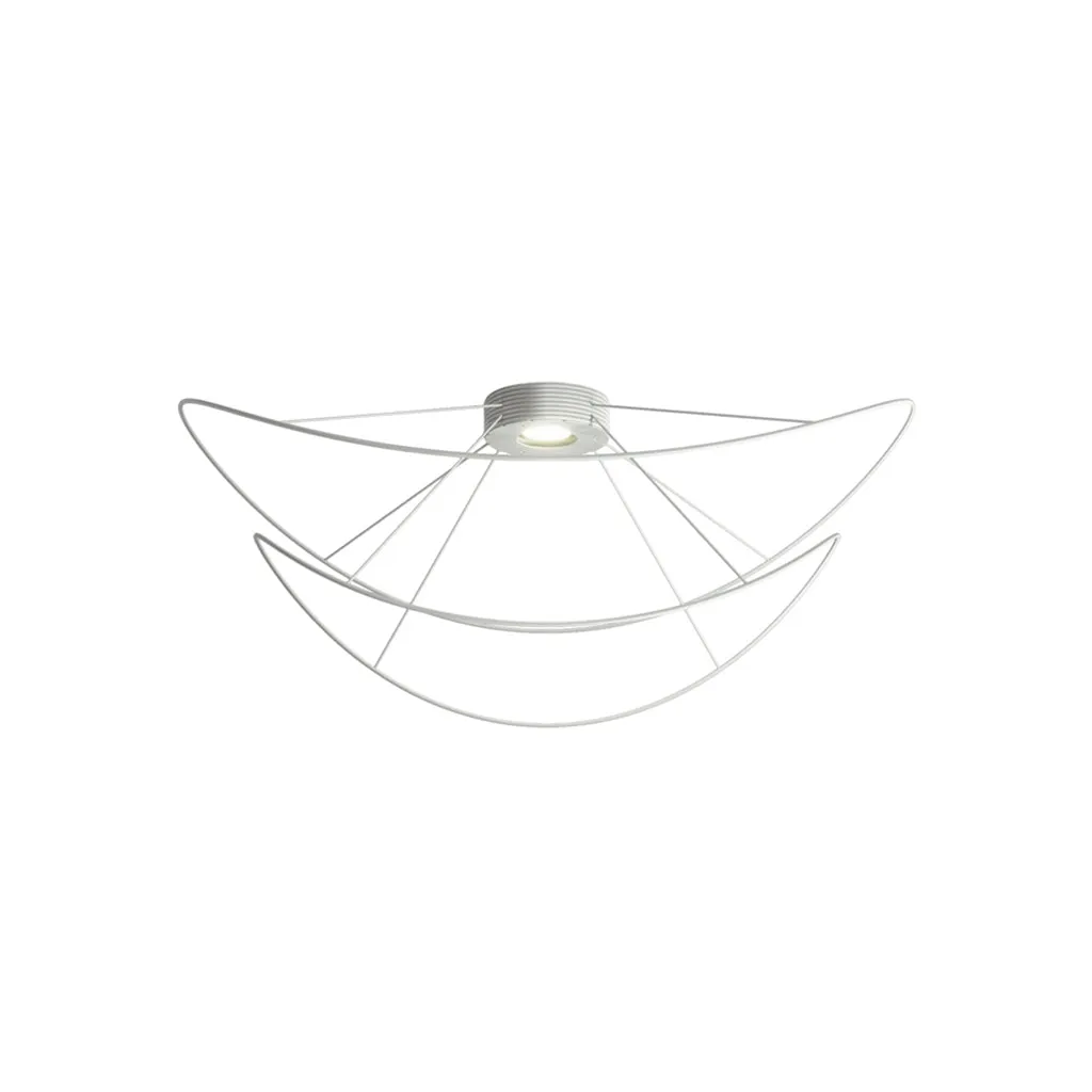 Hoops Semi Flush Mount
