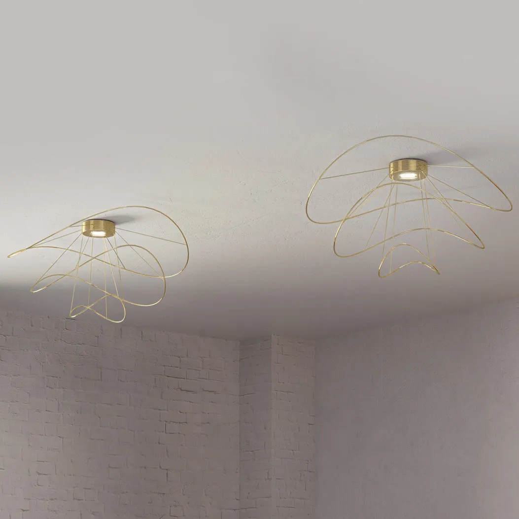 Hoops Semi Flush Mount