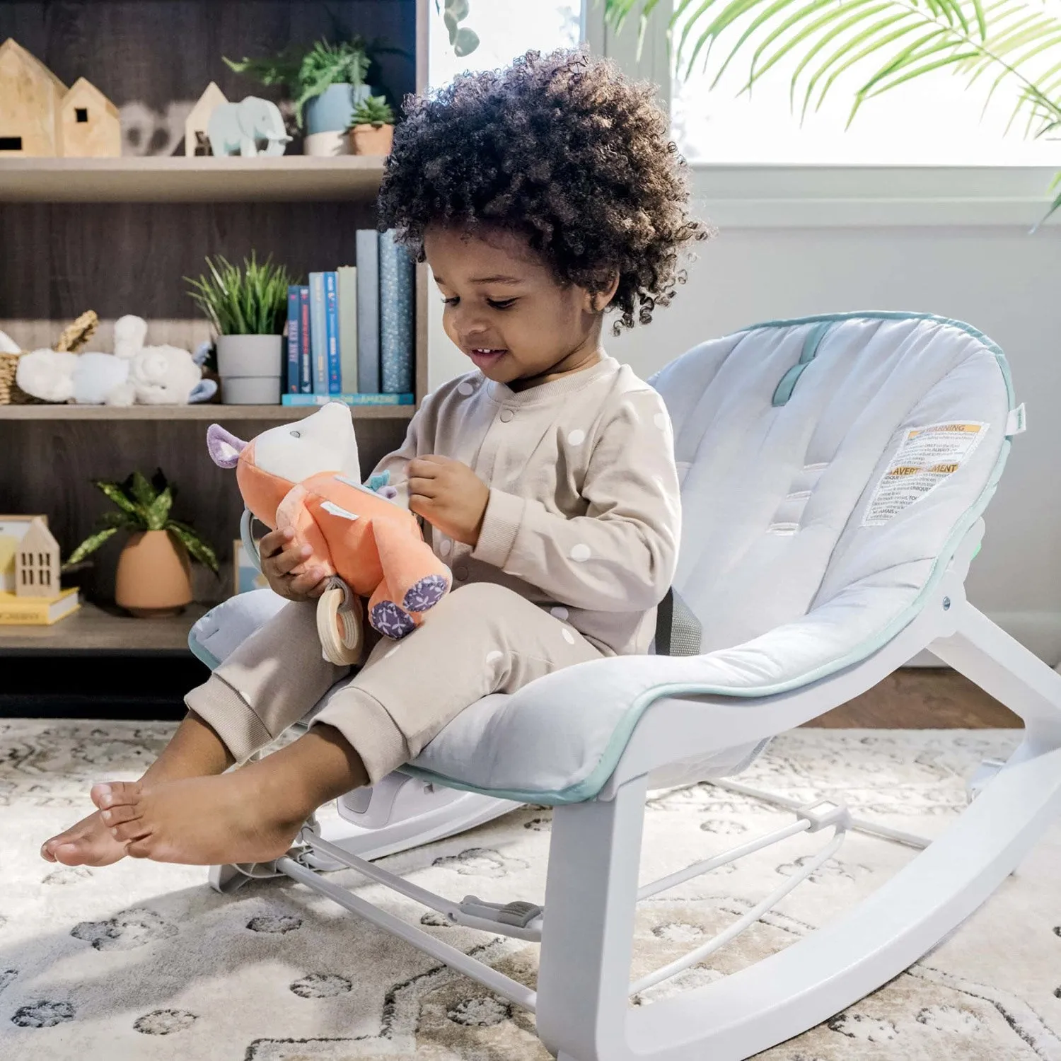 Ingenuity Grey Keep Cozy™ Grow With Me Rocking Seat - Weaver™ Baby Bouncer