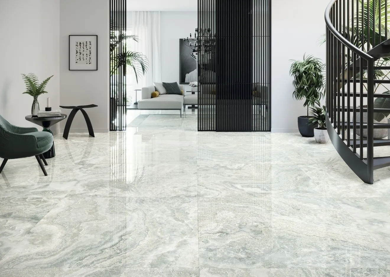 Izmir Bianco Polished 119 x 119cm