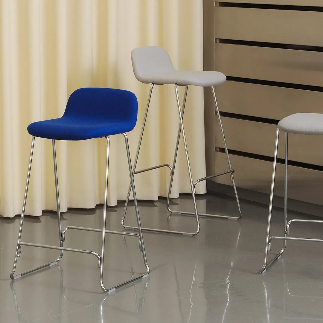 Just Counter Stool w/ Back - Fully Upholstered
