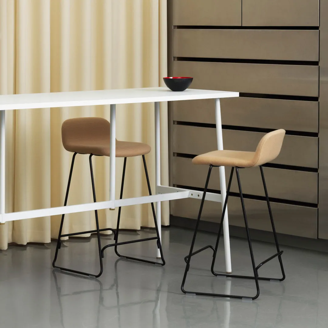 Just Counter Stool w/ Back - Fully Upholstered