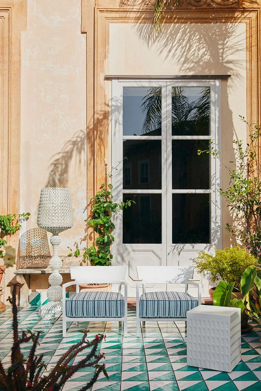 Kartell Kabuki Outdoor Floor Lamp, Black