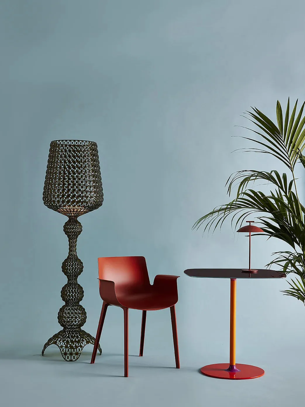 Kartell Kabuki Outdoor Floor Lamp, Crystal