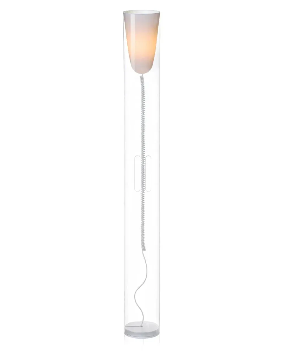 Kartell Toobe Floor Lamp, Crystal