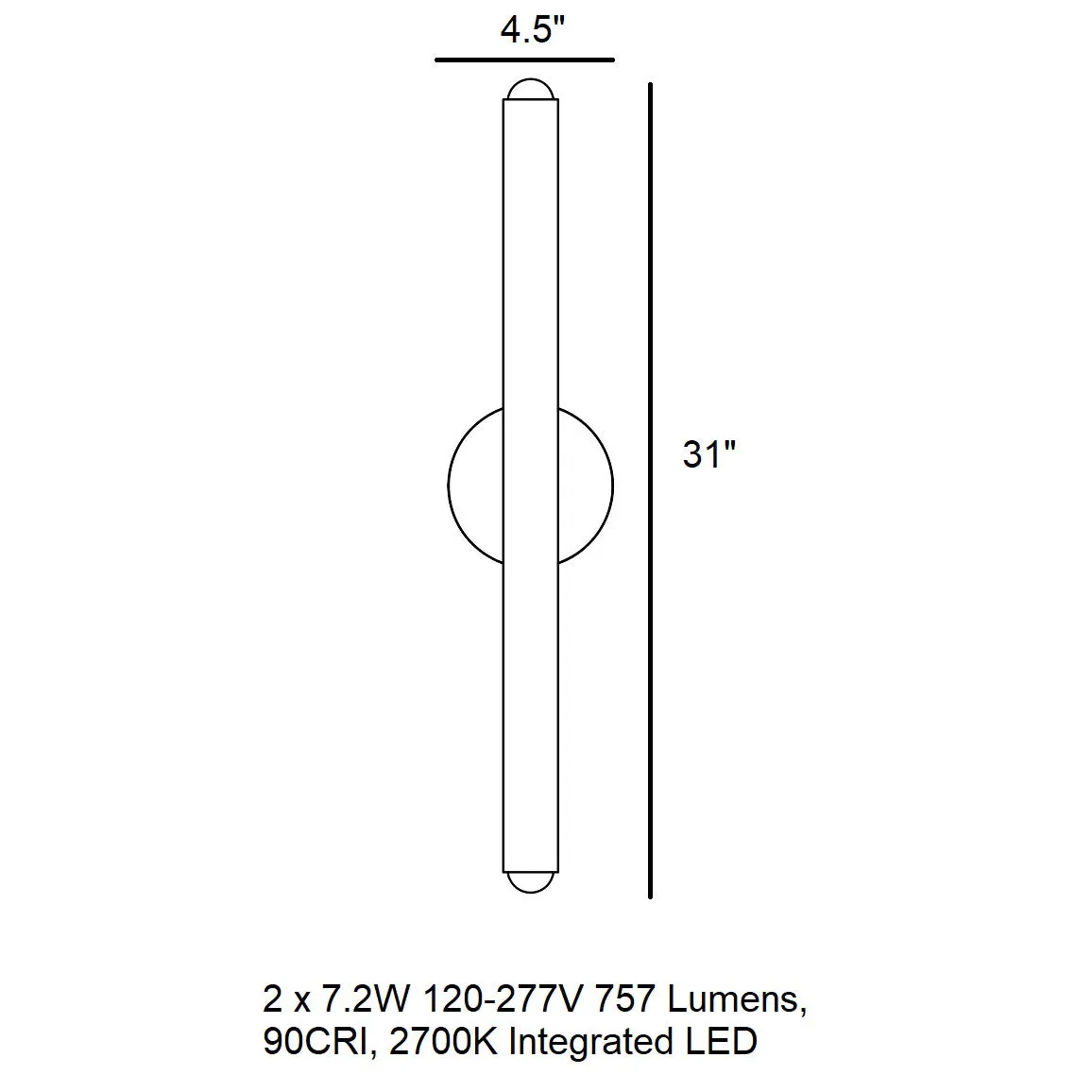Kelly Wearstler Ebell LED Wall Sconce