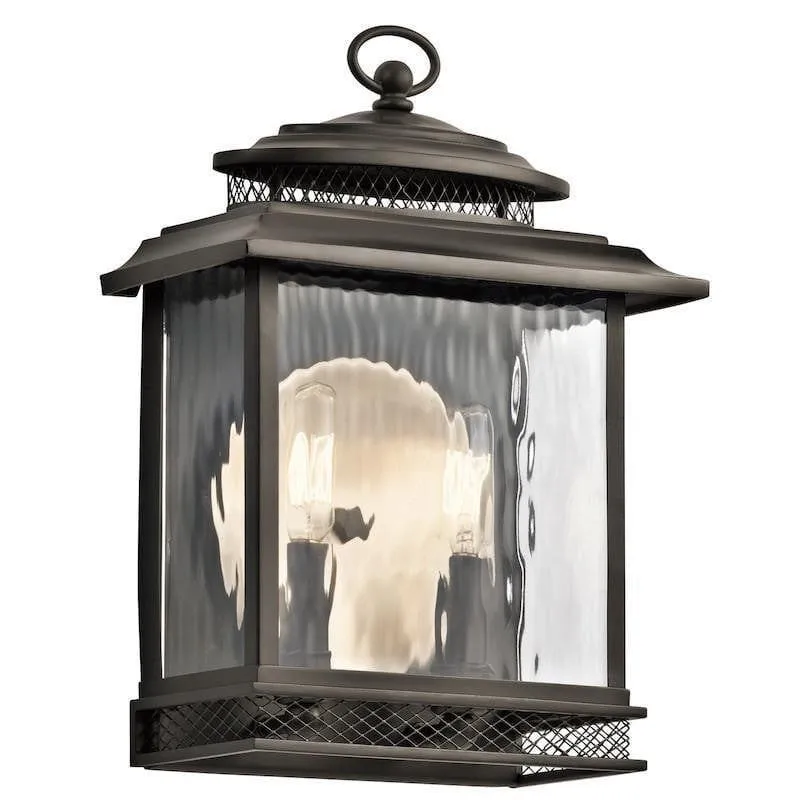 Kichler Pettiford Olde Bronze Medium Outdoor Wall Light