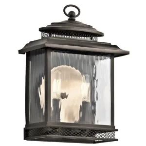 Kichler Pettiford Olde Bronze Medium Outdoor Wall Light