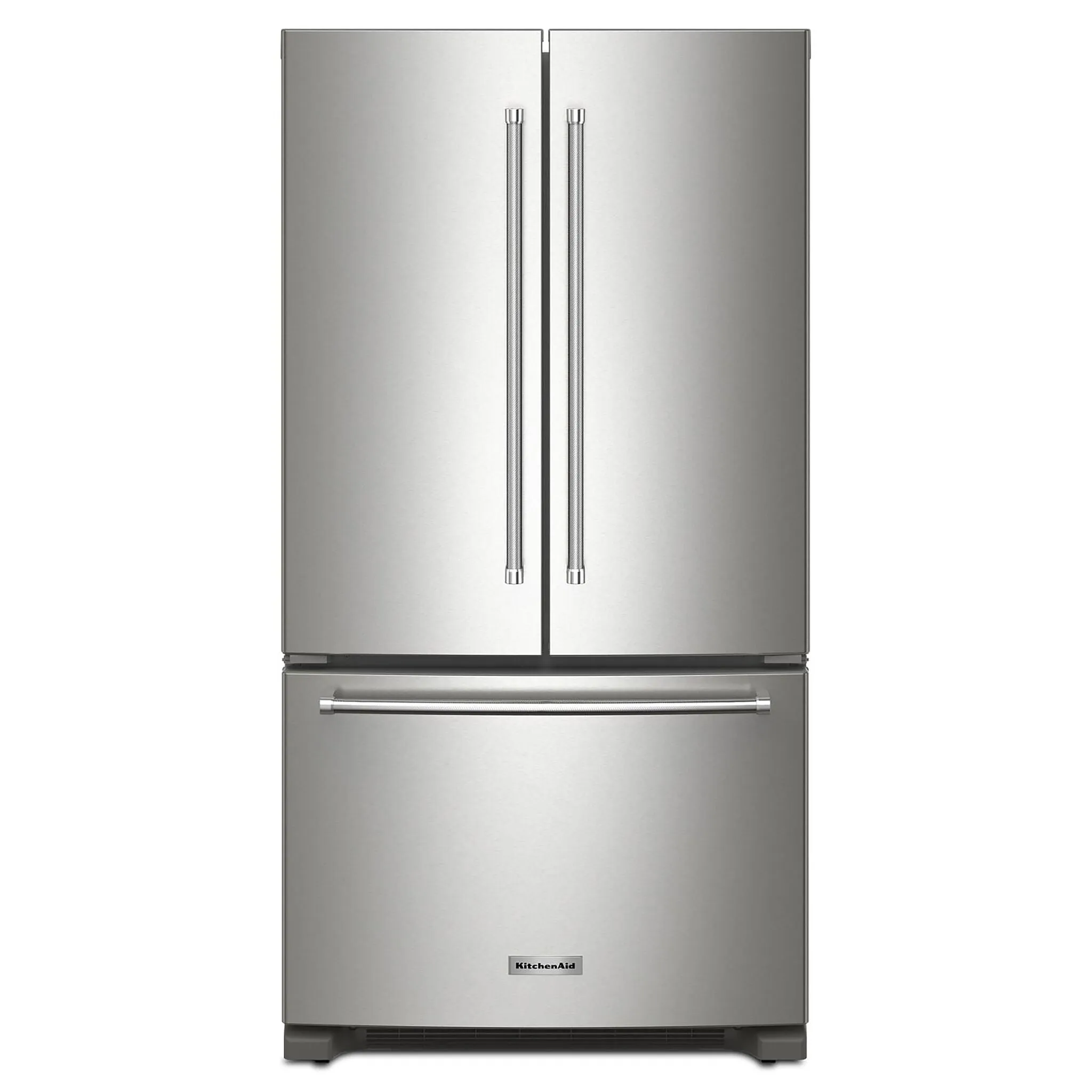 KitchenAid Fingerprint Resistant Stainless Steel Counter-Depth French Door Refrigerator (20 Cu.Ft) - KRFC136RPS