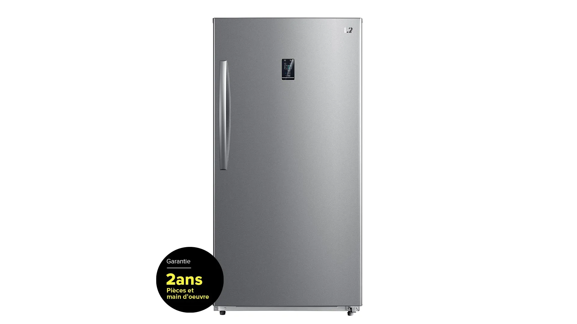 L2 Stainless Steel Upright Freezer and Convertible Fridge (21 Cu. Ft) - LRU21B6ASS