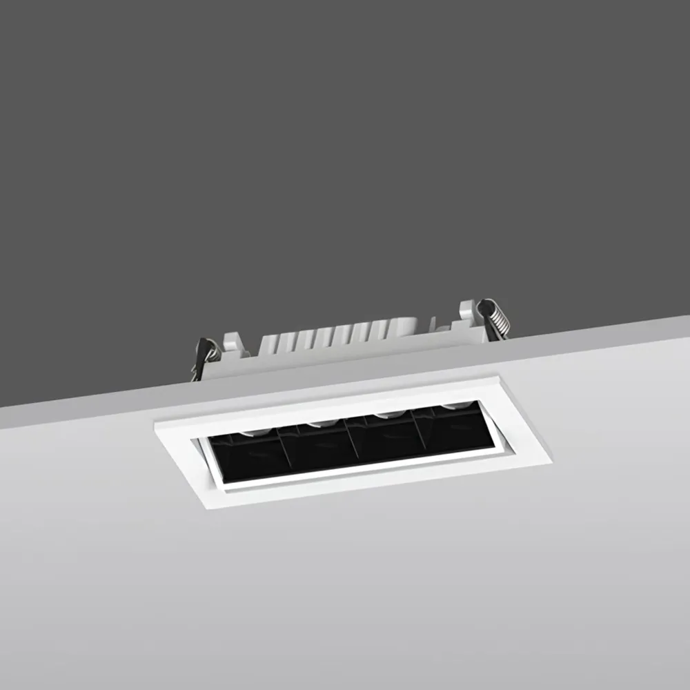 LED Downlight Recessed 10w 3K Non-Dimmable L123 x W64 x H55mm Cutout: 113 x 50mm 29D White IP20