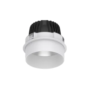 LED Downlight Recessed 18w 3K Non-Dimmable 139xH87mm Cutout:120mm 36D White IP54 Cylinder