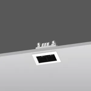 LED Downlight Recessed 5w 3K Non-Dimmable L65 x W45 x H55mm Cutout: 58 x 36mm 15D Beam Black IP20