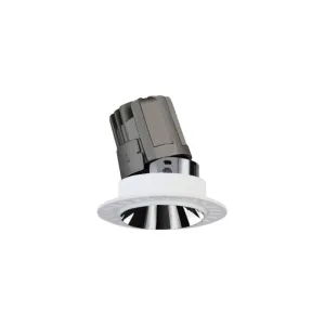 LED Downlight Trimless 15w 3K Non-Dimmable 100xH85mm Cutout:75mm 36D Beam White IP20