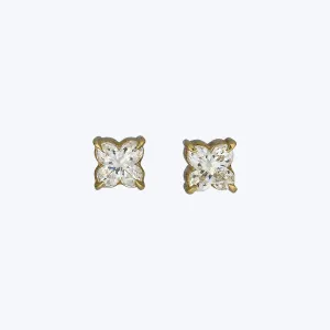 Lily-Cut Diamond Studs