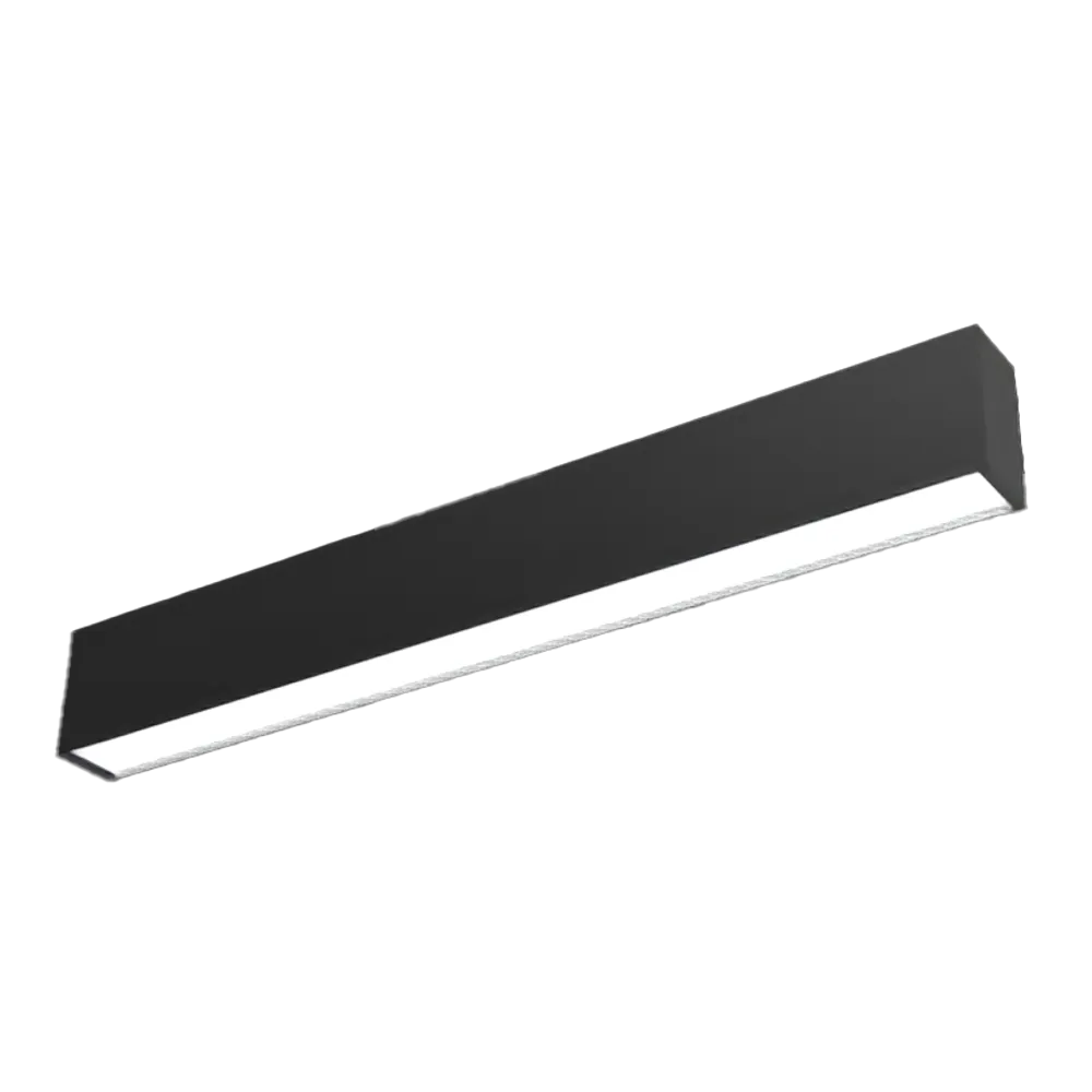 Linear Luminaire Line40 Diffuser Light 46w 3CCT Size:1500x44.8x83mm Black