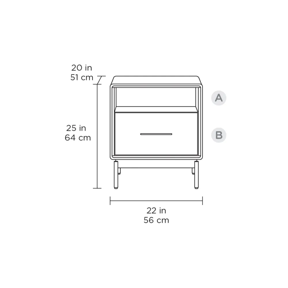 Linq Side Table/Nightstand
