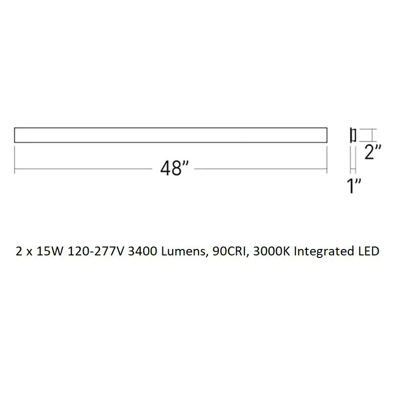 Lithe Two-Sided LED Wall Sconce