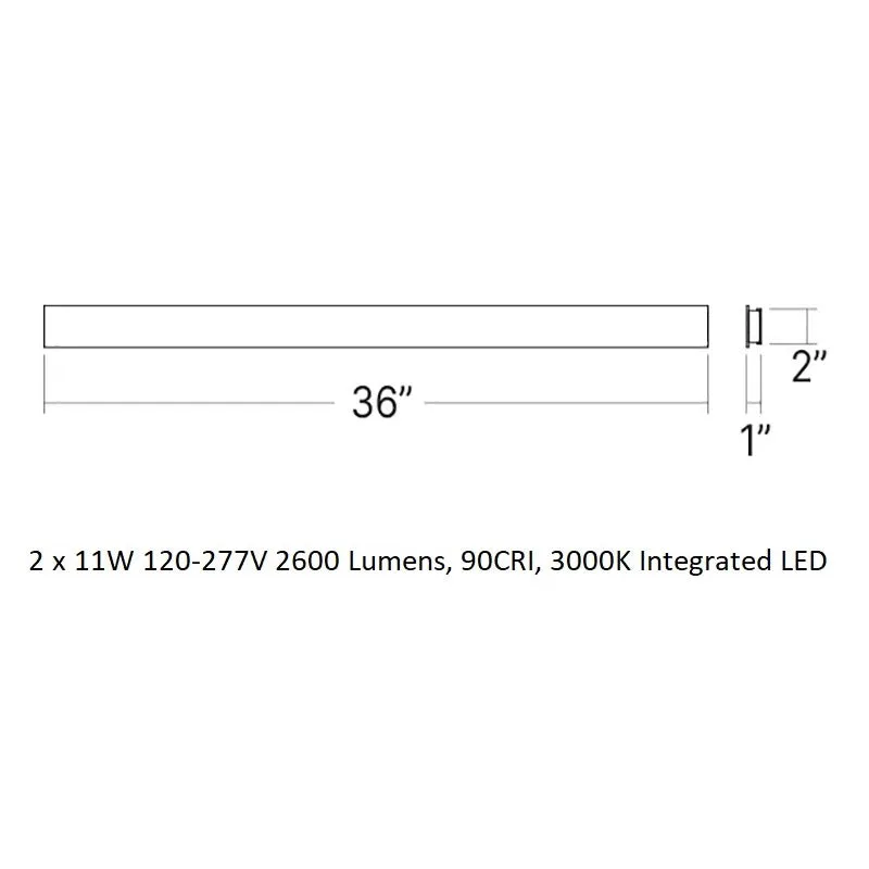 Lithe Two-Sided LED Wall Sconce