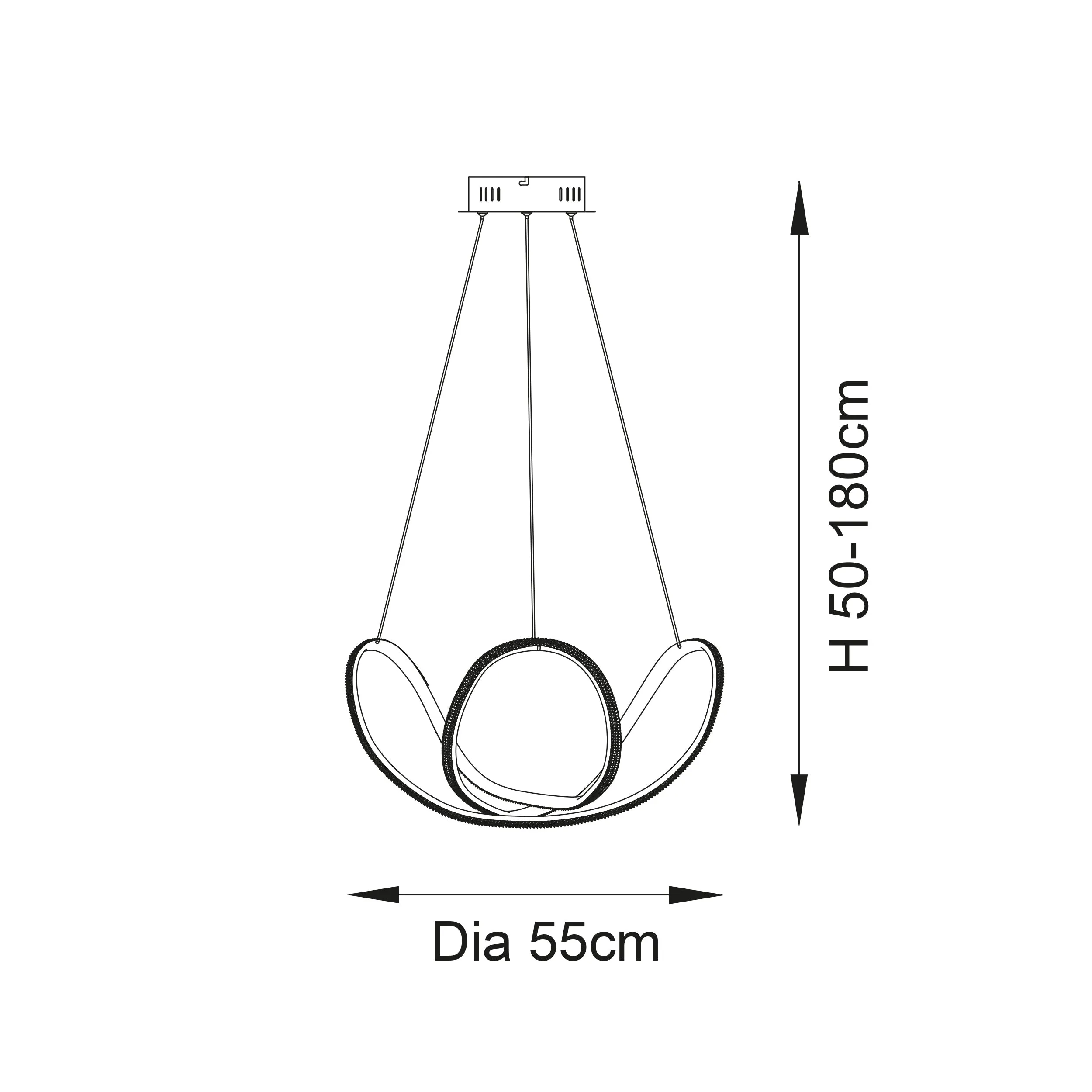*LN102-2561 Ceiling Light with LED Driver