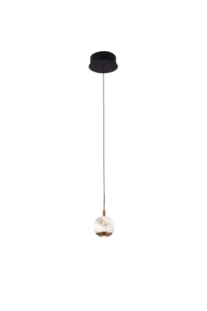 Luna Single LED Glass Pendant