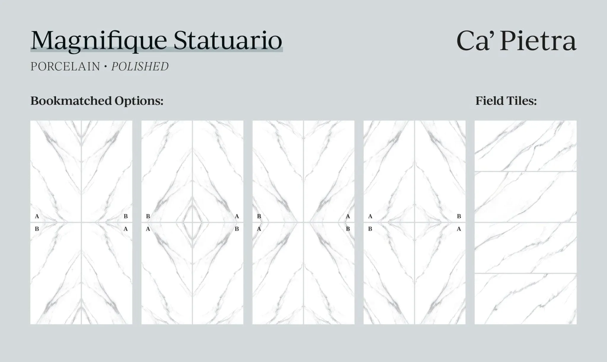 Magnifique Porcelain Statuario