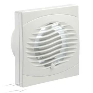 Manrose BVF100P 4" Bathroom/Toilet Pullcord Fan