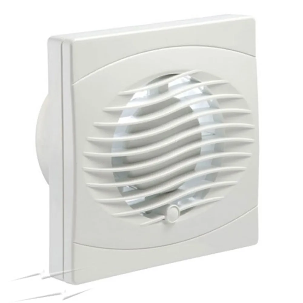 Manrose BVF100P 4" Bathroom/Toilet Pullcord Fan