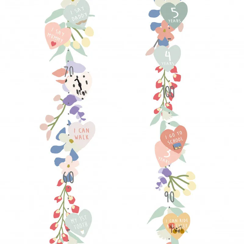 MIMI'lou Height Chart Wallsticker - Liv (English)