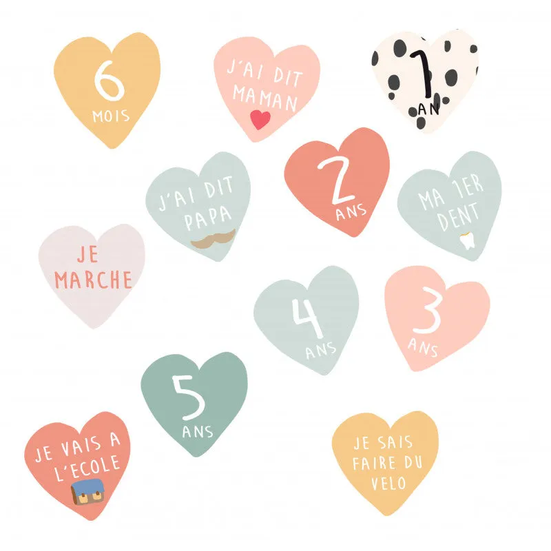 MIMI'lou Height Chart Wallsticker - Liv (English)
