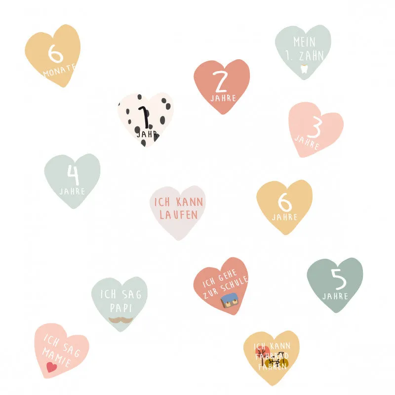 MIMI'lou Height Chart Wallsticker - Liv (English)