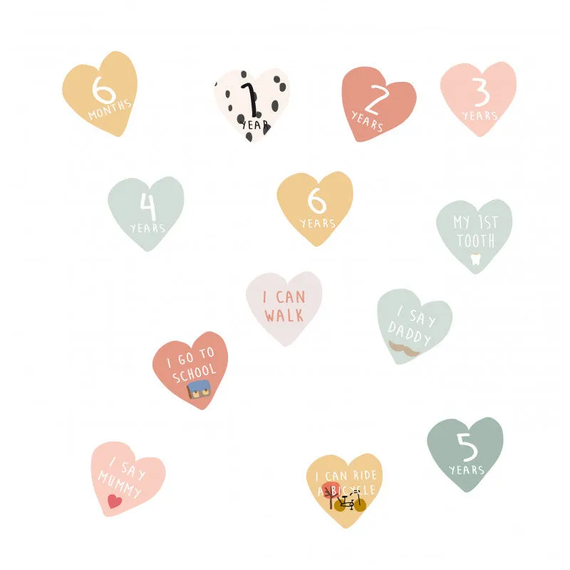 MIMI'lou Height Chart Wallsticker - Liv (English)