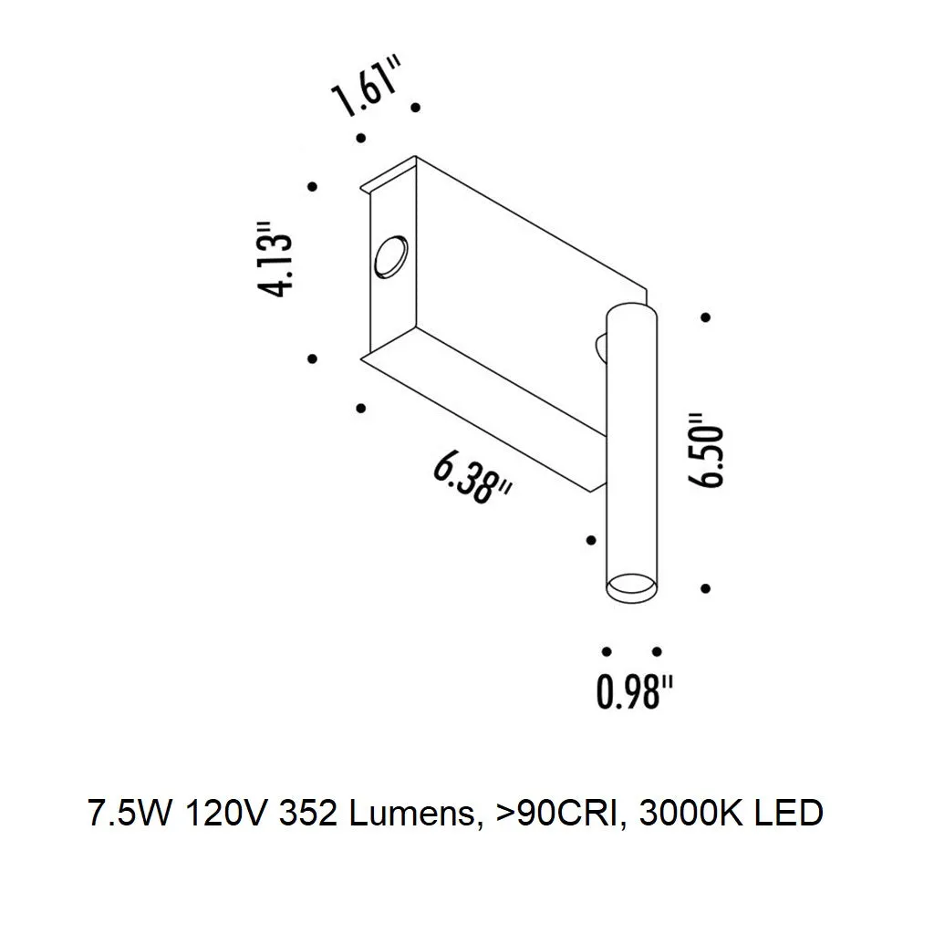 Mira Switch LED Wall Sconce