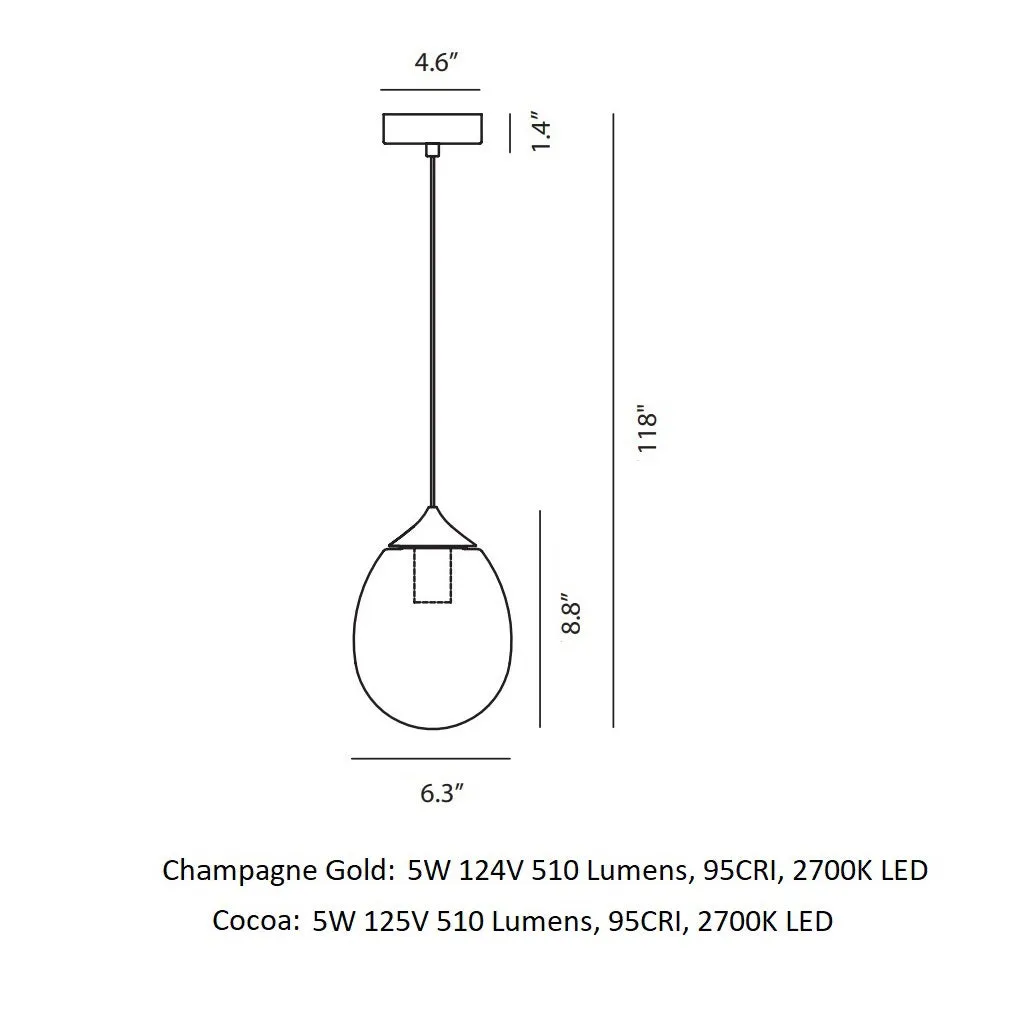 Mist LED Pendant Light
