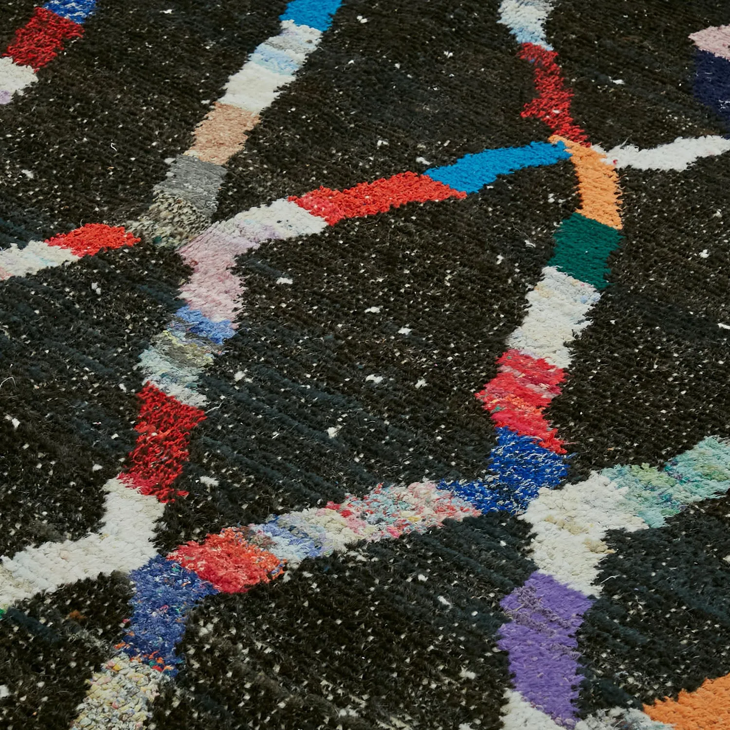 Multicolored Carnaby Contemporary Wool Rug - 8'3" x 10'8"